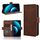 Custodia in pelle per vivo X100 5G con texture di vitello e slot per schede (marrone) Custodia in pelle per vivo X100 5G con texture di vitello e slot per schede (marrone)