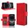 Custodia per telefono in pelle con slot per schede con texture di vitello Ultra Skin Feel per Xiaomi 14 (rosso) Custodia per telefono in pelle con slot per schede con texture di vitello Ultra Skin Feel per Xiaomi 14 (rosso)