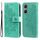 Per vivo Y03 4G Custodia per cellulare in pelle con fiori a 7 petali (verde) Per vivo Y03 4G Custodia per cellulare in pelle con fiori a 7 petali (verde)