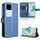 Custodia per telefono in pelle con texture diamante per vivo S18 5G / S18 Pro 5G (blu) Custodia per telefono in pelle con texture diamante per vivo S18 5G / S18 Pro 5G (blu)
