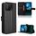 Per ASUS ROG Phone 8 Custodia in pelle con texture diamante (nera)