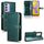 Custodia per cellulare in pelle con texture a nido d'ape Indonesia per vivo Y100 (verde)