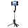 ZGA S01 Bluetooth telecomando staccabile treppiede selfie stick (nero)