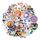 50 pz/pacco Cartoon Bambini FAI DA TE Skateboard Bagagli Adesivi Decorativi Graffiti Impermeabili (TT095WSP)
