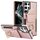 Per Samsung Galaxy S22 Ultra 5G Custodia elastica per porta carte di credito Custodia per telefono (oro rosa) Per Samsung Galaxy S22 Ultra 5G Custodia elastica per porta carte di credito Custodia per telefono (oro rosa)