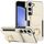 Custodia per telefono con supporto ad anello per borsa elastica per Samsung Galaxy S23 5G (bianca) Custodia per telefono con supporto ad anello per borsa elastica per Samsung Galaxy S23 5G (bianca)