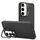 Custodia per telefono in TPU con supporto per lente radiante a nido d'ape per Samsung Galaxy S23 5G (nera) Custodia per telefono in TPU con supporto per lente radiante a nido d'ape per Samsung Galaxy S23 5G (nera)