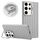 Per Samsung Galaxy S24 Ultra 5G Custodia per telefono in TPU con supporto radiante a nido d'ape con cordino (grigio)