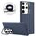 Per Samsung Galaxy S24 Ultra 5G Custodia per telefono in TPU con supporto radiante a nido d'ape con cordino (blu)
