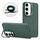 Per Samsung Galaxy S24 5G Custodia per telefono in TPU con supporto radiante a nido d'ape con cordino (verde) Per Samsung Galaxy S24 5G Custodia per telefono in TPU con supporto radiante a nido d'ape con cordino (verde)