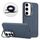Per Samsung Galaxy S24 5G Custodia per telefono in TPU con supporto radiante a nido d'ape con cordino (blu)