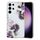 Per Samsung Galaxy S24 Ultra 5G Custodia per telefono in TPU con motivo dipinto colorato (peonia)