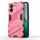 Per vivo iQOO Z9 5G Punk Armor 2 in 1 PC + custodia per telefono in TPU con supporto (rosso chiaro) Per vivo iQOO Z9 5G Punk Armor 2 in 1 PC + custodia per telefono in TPU con supporto (rosso chiaro)