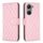 Per vivo Y03 4G Global Diamond Lattice Portafoglio Flip Custodia in pelle per telefono (rosa) Per vivo Y03 4G Global Diamond Lattice Portafoglio Flip Custodia in pelle per telefono (rosa)