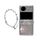 Per vivo X Flip Skin Feel PC Feather Garza Glitter Carta Camelia Custodia per telefono con braccialetto (trasparente) Per vivo X Flip Skin Feel PC Feather Garza Glitter Carta Camelia Custodia per telefono con braccialetto (trasparente)