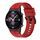 Per Honor Watch GS 4 cinturino in silicone con fibbia in acciaio inossidabile a strisce (rosso) Per Honor Watch GS 4 cinturino in silicone con fibbia in acciaio inossidabile a strisce (rosso)