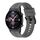 Per Honor Watch GS 4 cinturino in silicone con fibbia in acciaio inossidabile a strisce (grigio scuro) Per Honor Watch GS 4 cinturino in silicone con fibbia in acciaio inossidabile a strisce (grigio scuro)