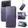 Custodia per telefono in pelle goffrata con chiusura a quattro foglie perXiaomi Redmi K70E (viola) Custodia per telefono in pelle goffrata con chiusura a quattro foglie perXiaomi Redmi K70E (viola)