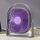Leggero ventilatore da tavolo con ricarica USB, luce notturna, piccolo ventilatore multifunzionale da esterno per ufficio estivo per studenti (viola) Leggero ventilatore da tavolo con ricarica USB, luce notturna, piccolo ventilatore multifunzionale da esterno per ufficio estivo per studenti (viola)