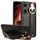 Custodia per telefono posteriore in pelle con cinturino per vivo iQOO Neo9 Pro (nera) Custodia per telefono posteriore in pelle con cinturino per vivo iQOO Neo9 Pro (nera)