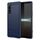 Custodia per telefono TPU in fibra di carbonio con texture spazzolata per Sony Xperia 5 IV (blu) Custodia per telefono TPU in fibra di carbonio con texture spazzolata per Sony Xperia 5 IV (blu)