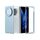 Per vivo X Fold3 Custodia per telefono antiurto con vernice diamantata texture smerigliata per PC (blu ghiaccio) Per vivo X Fold3 Custodia per telefono antiurto con vernice diamantata texture smerigliata per PC (blu ghiaccio)