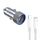 Caricabatteria da auto USB P19 PD20W USB-C + QC18W in metallo con cavo dati da Type-C a 8 pin (grigio argento) Caricabatteria da auto USB P19 PD20W USB-C + QC18W in metallo con cavo dati da Type-C a 8 pin (grigio argento)