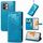 Custodia per telefono in pelle goffrata con fiori mandala per vivo S18 Pro (blu) Custodia per telefono in pelle goffrata con fiori mandala per vivo S18 Pro (blu)