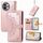 Per vivo S18 Pro Custodia per cellulare in pelle con fiore mandala in rilievo (oro rosa) Per vivo S18 Pro Custodia per cellulare in pelle con fiore mandala in rilievo (oro rosa)