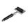 Taglierina per noodle da cucina ispessimento spada multifunzionale con spingitore in acciaio inossidabile 304, stile: manico in legno di colore nero 2,5 mm