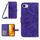 Per iPhone SE 2024 Skin Feel Custodia per cellulare in pelle con motivo Sun Flower goffrato con cordino (viola scuro) Per iPhone SE 2024 Skin Feel Custodia per cellulare in pelle con motivo Sun Flower goffrato con cordino (viola scuro)
