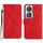 Custodia per telefono in pelle goffrata con cuciture intelligenti per Honor 90 (rossa) Custodia per telefono in pelle goffrata con cuciture intelligenti per Honor 90 (rossa)