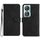 Custodia per telefono in pelle goffrata con cuciture intelligenti per Honor 90 (nera) Custodia per telefono in pelle goffrata con cuciture intelligenti per Honor 90 (nera)