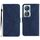 Custodia per telefono in pelle goffrata con cuciture intelligenti per Honor 90 (blu) Custodia per telefono in pelle goffrata con cuciture intelligenti per Honor 90 (blu)