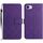 Custodia per telefono in pelle con struttura a griglia rombica per iPhone SE 2024 (viola) Custodia per telefono in pelle con struttura a griglia rombica per iPhone SE 2024 (viola)