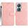 Custodia per cellulare in pelle con texture Smart Rombica per Honor 90 (rosa) Custodia per cellulare in pelle con texture Smart Rombica per Honor 90 (rosa)