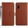 Custodia per telefono in pelle con texture a griglia rombica per Sony Xperia 10 VI (marrone) Custodia per telefono in pelle con texture a griglia rombica per Sony Xperia 10 VI (marrone)