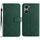 Custodia per telefono in pelle con struttura a griglia rombica per vivo Y03 4G (verde) Custodia per telefono in pelle con struttura a griglia rombica per vivo Y03 4G (verde)