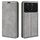 Per Xiaomi Redmi K70E Custodia per telefono in pelle con aspirazione magnetica retro-skin (grigio) Per Xiaomi Redmi K70E Custodia per telefono in pelle con aspirazione magnetica retro-skin (grigio)