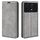 Per Xiaomi Redmi K70 Custodia per telefono in pelle con aspirazione magnetica retro-skin (grigia) Per Xiaomi Redmi K70 Custodia per telefono in pelle con aspirazione magnetica retro-skin (grigia)