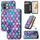 Per vivo S18e CaseNeo Custodia per telefono in pelle magnetica colorata (squame viola) Per vivo S18e CaseNeo Custodia per telefono in pelle magnetica colorata (squame viola)