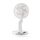 Ventilatore rotante da tavolo con luce a LED, telecomando pieghevole F200, colore: modello normale Ventilatore rotante da tavolo con luce a LED, telecomando pieghevole F200, colore: modello normale