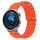 Per Huawei Watch GT3 Pro 46mm 22mm Cinturino in silicone a tinta unita stile oceano (arancione) Per Huawei Watch GT3 Pro 46mm 22mm Cinturino in silicone a tinta unita stile oceano (arancione)