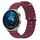 Per Huawei Watch GT3 Pro 46mm 22mm Cinturino in silicone a tinta unita stile oceano (rosso vino) Per Huawei Watch GT3 Pro 46mm 22mm Cinturino in silicone a tinta unita stile oceano (rosso vino)