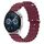Per Huawei Watch GT3 46mm 22mm Cinturino in silicone a tinta unita stile oceano (rosso vino) Per Huawei Watch GT3 46mm 22mm Cinturino in silicone a tinta unita stile oceano (rosso vino)