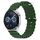 Per Huawei Watch GT3 46mm 22mm Cinturino in silicone a tinta unita stile oceano (verde militare) Per Huawei Watch GT3 46mm 22mm Cinturino in silicone a tinta unita stile oceano (verde militare)