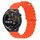 Per Huawei Watch GT Runner 22mm Cinturino in silicone a tinta unita stile oceano (arancione) Per Huawei Watch GT Runner 22mm Cinturino in silicone a tinta unita stile oceano (arancione)