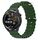 Per Huawei Watch GT Runner 22mm Cinturino in silicone a tinta unita stile oceano (verde militare) Per Huawei Watch GT Runner 22mm Cinturino in silicone a tinta unita stile oceano (verde militare)