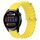 Per Huawei Watch 3 22mm Cinturino in silicone a tinta unita stile oceano (giallo) Per Huawei Watch 3 22mm Cinturino in silicone a tinta unita stile oceano (giallo)