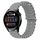 Per Huawei Watch 3 22mm Cinturino in silicone a tinta unita stile oceano (grigio) Per Huawei Watch 3 22mm Cinturino in silicone a tinta unita stile oceano (grigio)